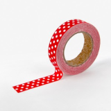 Fabric Tape - Red ribbon - dot